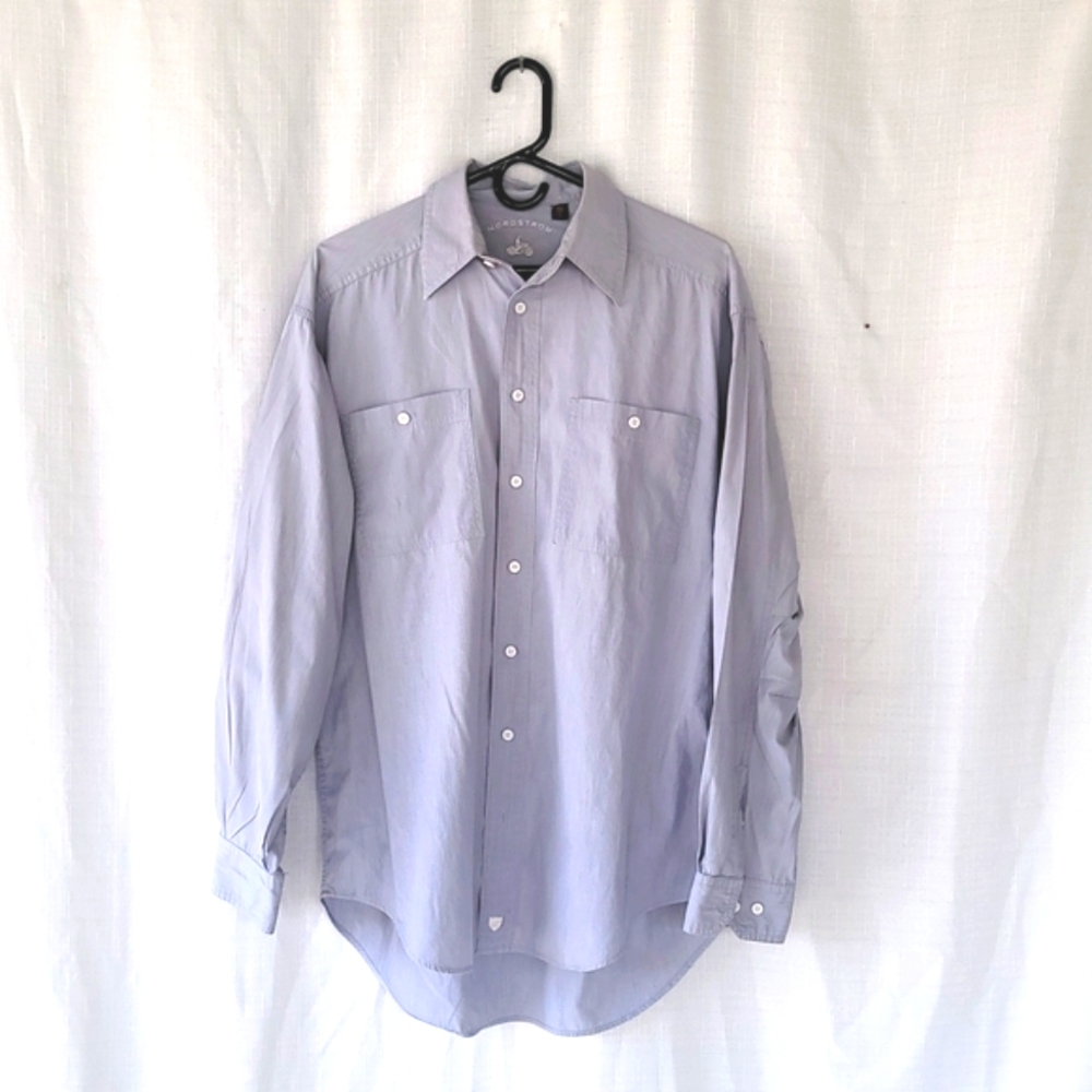 Nordstrom Lg Sleeve Cotton 151/2 L
